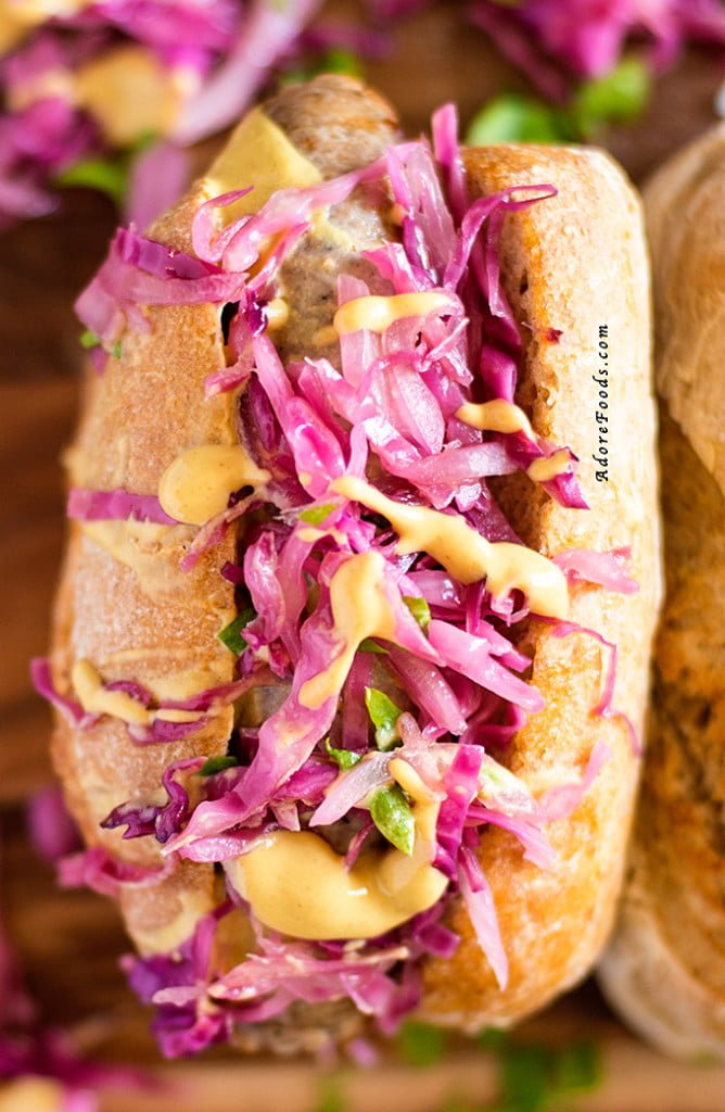 Best German Bratwurst hot dog Adore Foods
