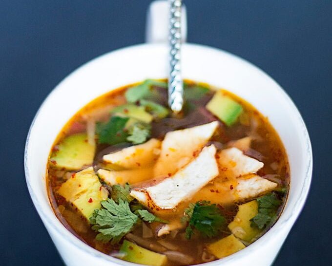 Mexican Caldo Tlalpeno