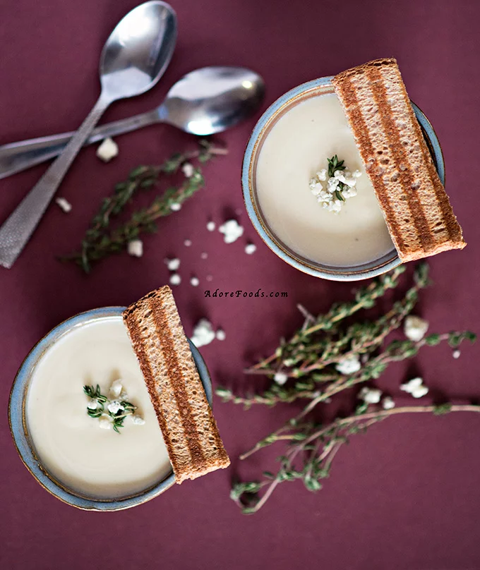 Potato and Blue Cheese Soup