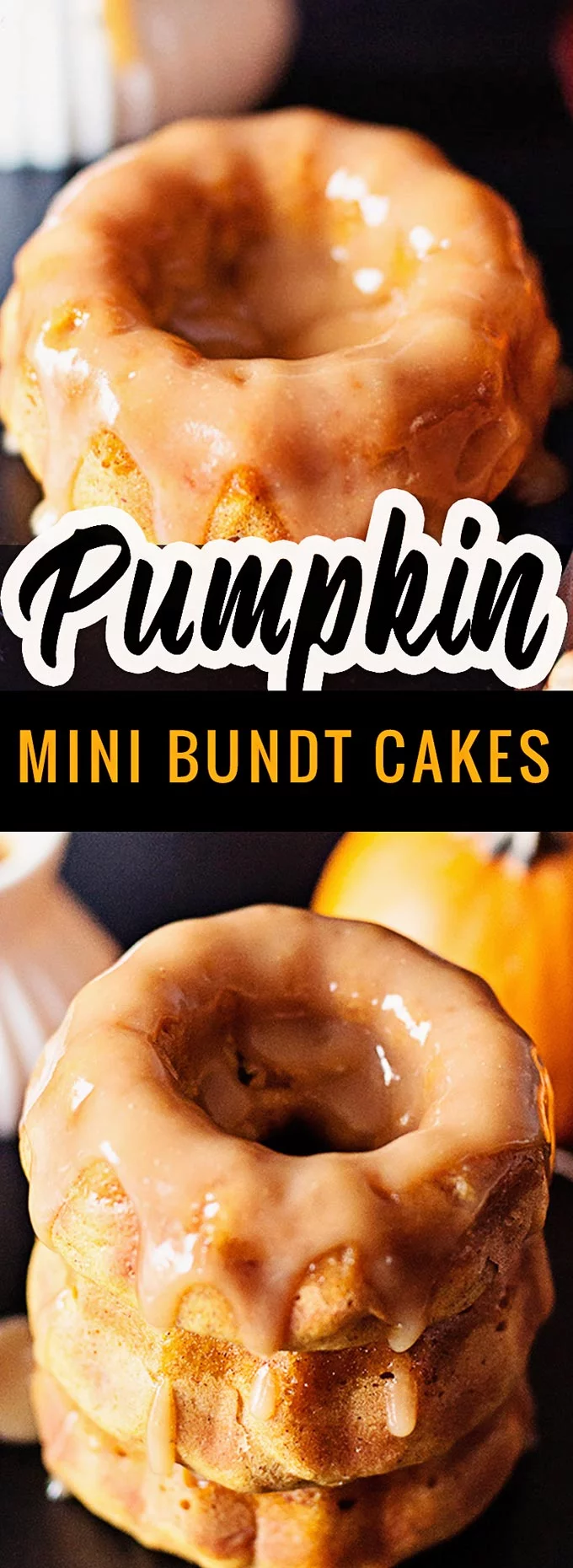pumpkin mini bundt cakes