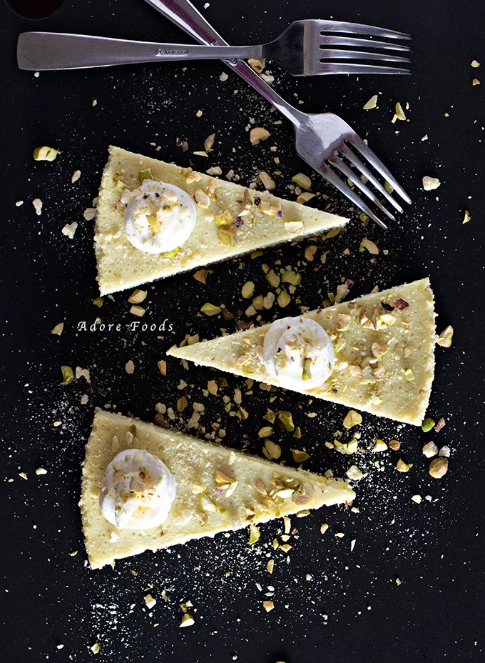 Pistachio Lime Cheesecake
