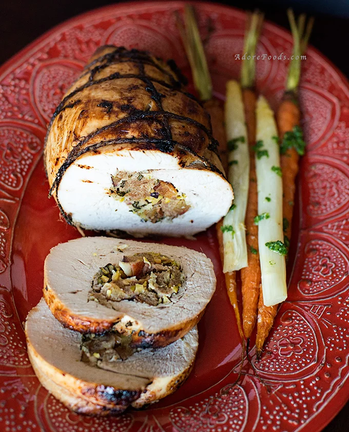 Roasted Stuffed Turkey Breast