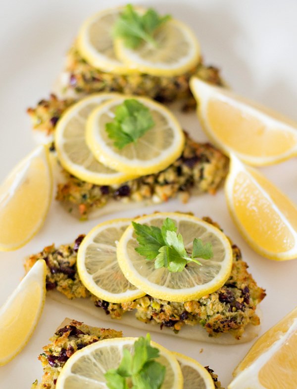 Cranberry and Pistachio Crusted Fish Adore Foods