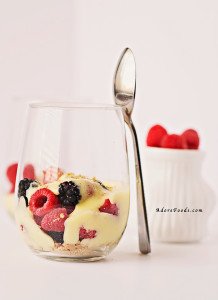 Fresh Berries with Prosecco Sabayon