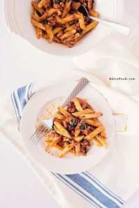 Easy Italian Sausage Penne Pasta and Kale
