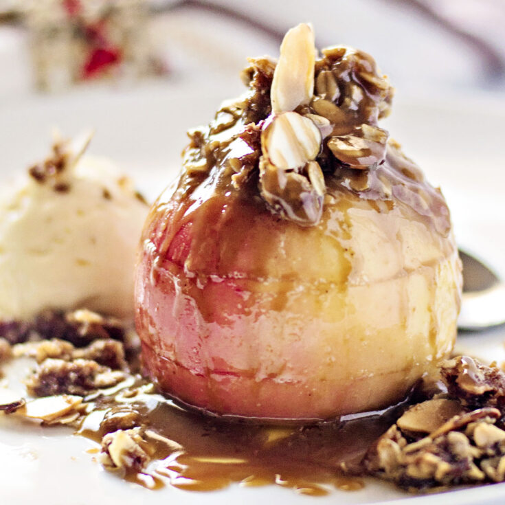 Image for Easy Apple Crisp Stuffed Baked Apples Recipe