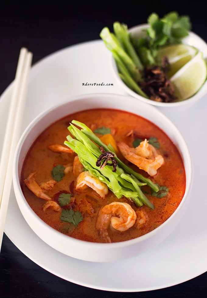 Thai Pumpkin Soup with Shrimp (Prawn) Recipe