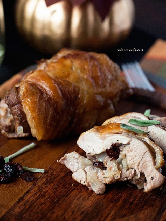 Best Stuffed Turkey Thighs (Thanksgiving recipe)