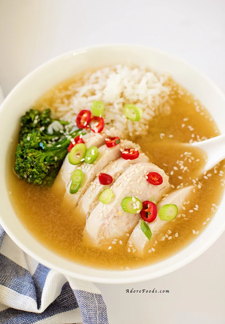 Make this easy Asian Chicken Soup Recipe in less than 30 minutes, using some staple ingredients that you may already have in your pantry, especially if you love Asian cuisine!