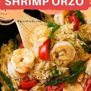 one pan shrimp orzo pasta recipe