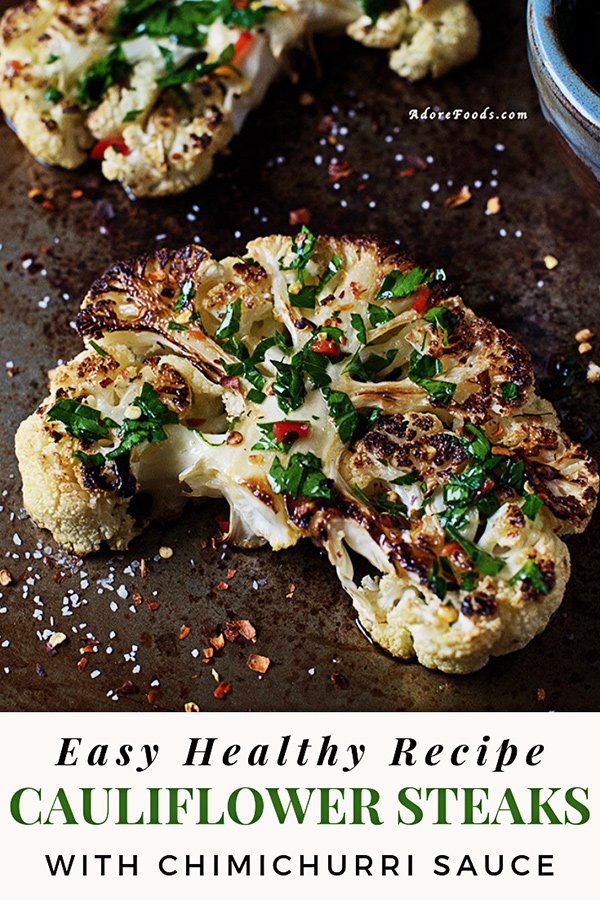 Roasted Cauliflower Steaks Recipe