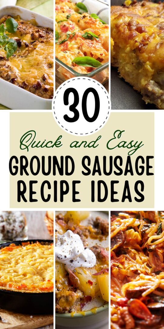 Best Ground Sausage Recipes in 2023 Adore Foods