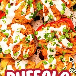 Make these easy Buffalo Chicken Stuffed Peppers using tender rotisserie chicken or leftover chicken for a quick, flavor-packed dinner! Juicy peppers are filled with creamy buffalo chicken, topped with melted cheese, and baked to perfection. Perfect for busy weeknights, game day, or a satisfying low-carb meal everyone will love.