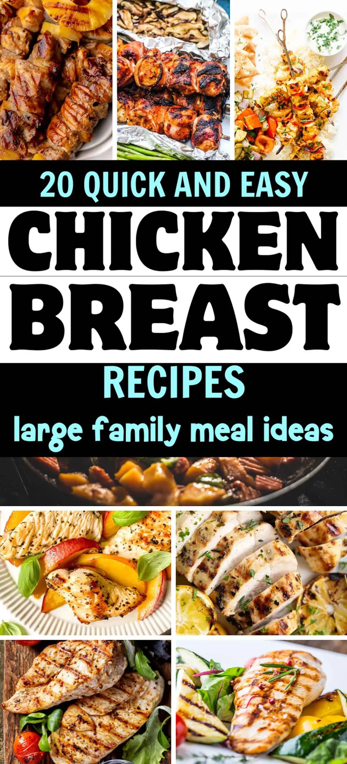 20 Quick & Easy Chicken Breast Recipes for Large Families