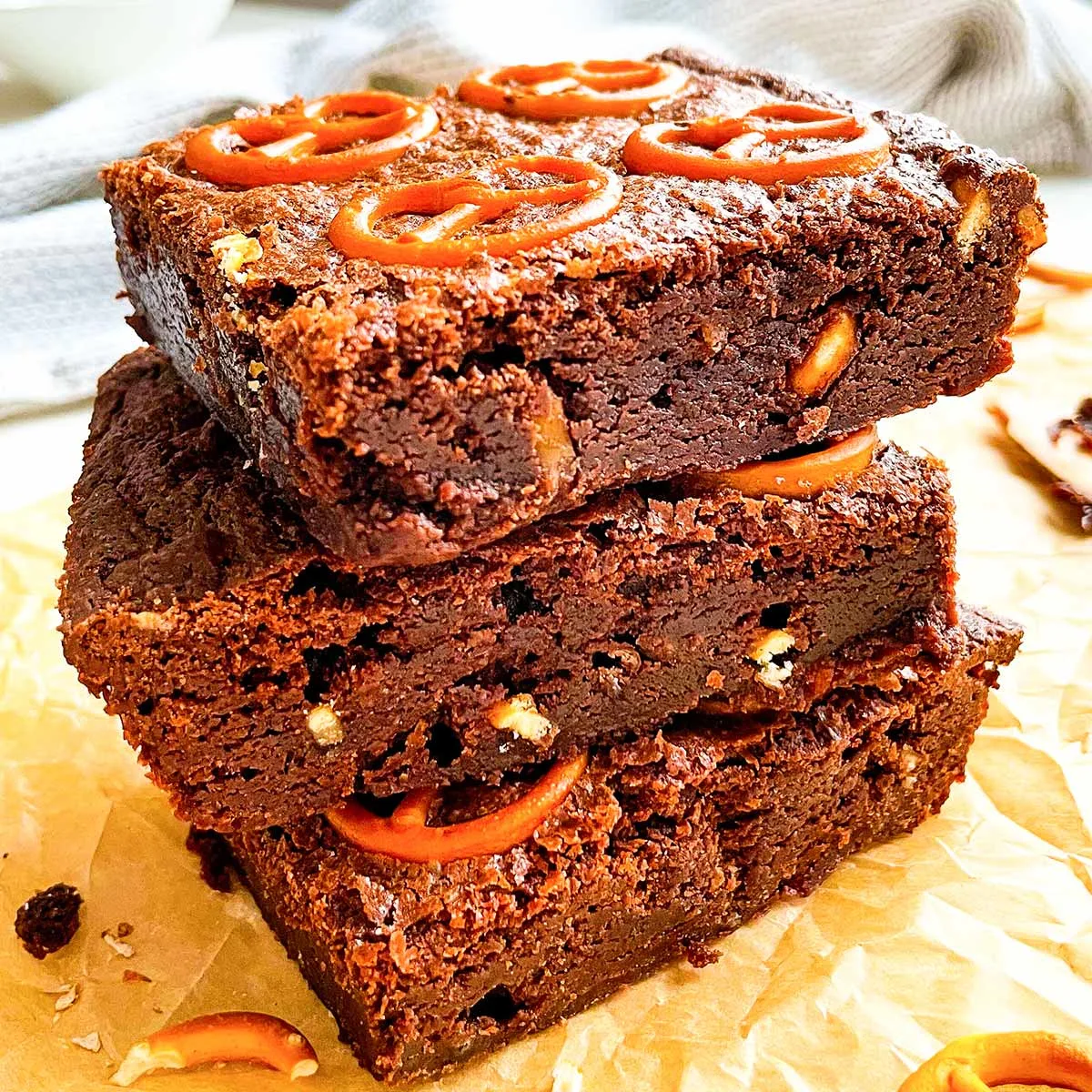 Image for Salted Pretzel Brownies