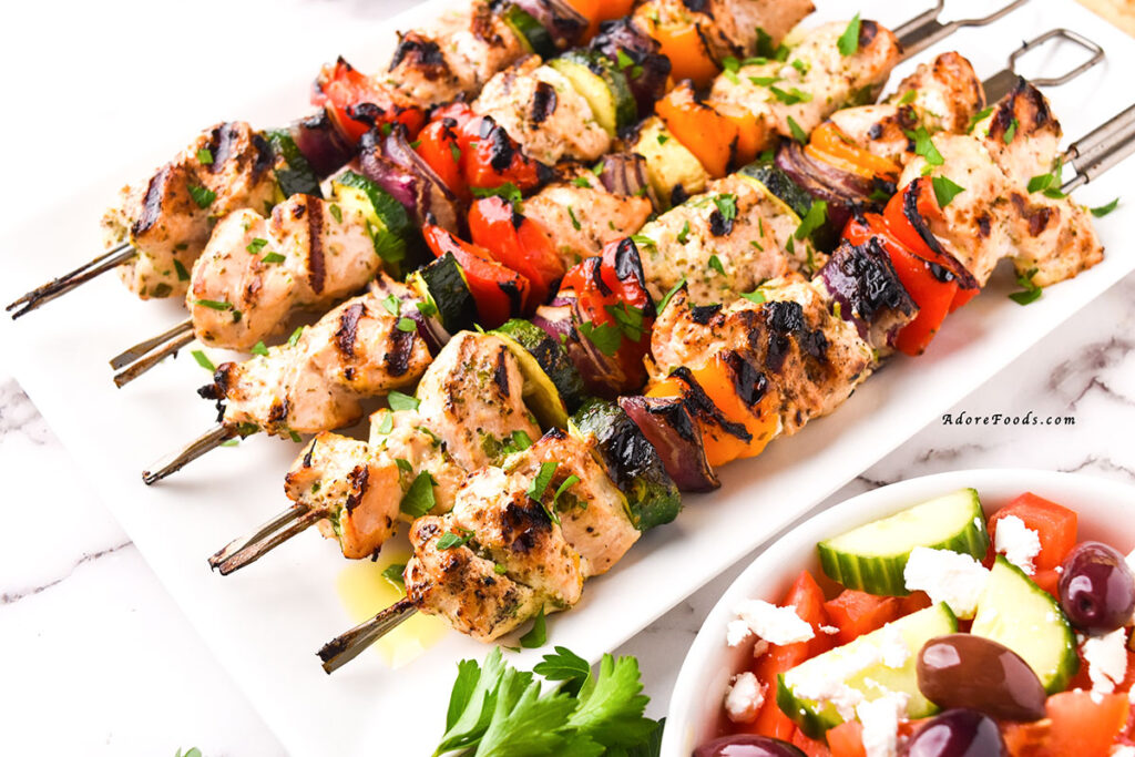 Grilled Chicken Kabobs Adore Foods
