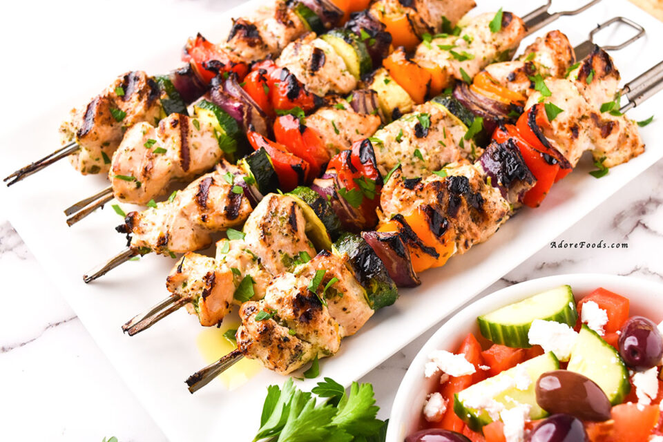Grilled Chicken Kabobs Adore Foods