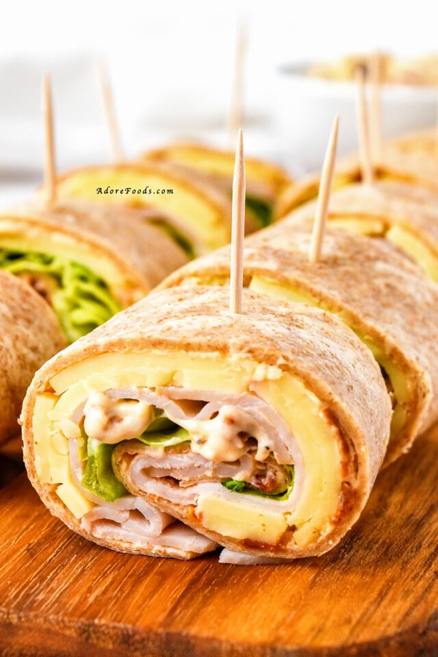 Easy Turkey Pinwheels – Adore Foods