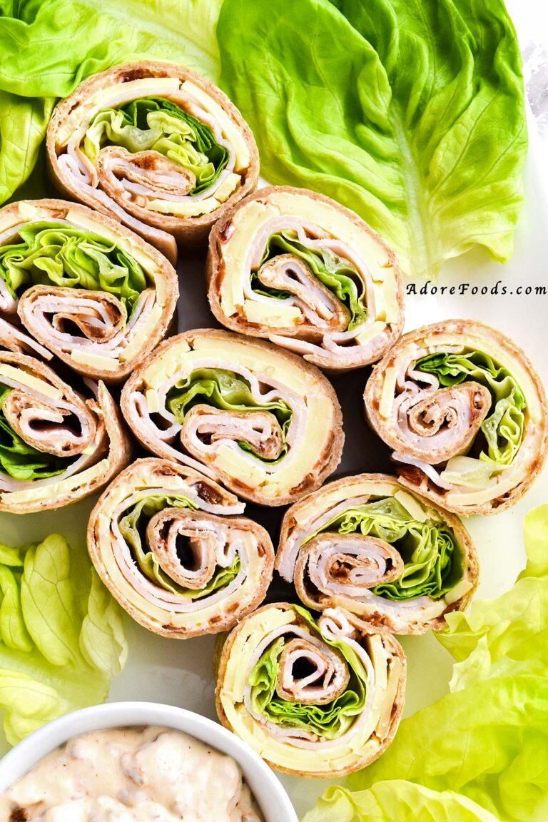 Easy Turkey Pinwheels – Adore Foods