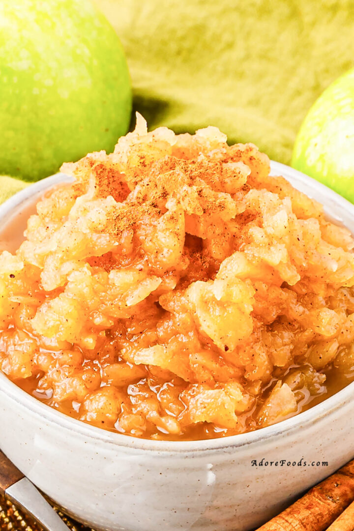 Easy Homemade Chunky Cinnamon Applesauce Recipe Adore Foods
