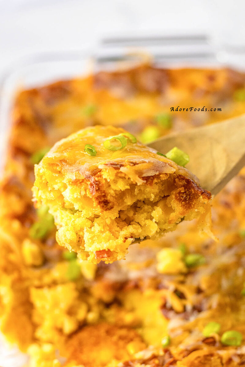Jiffy Loaded Cornbread Casserole Adore Foods