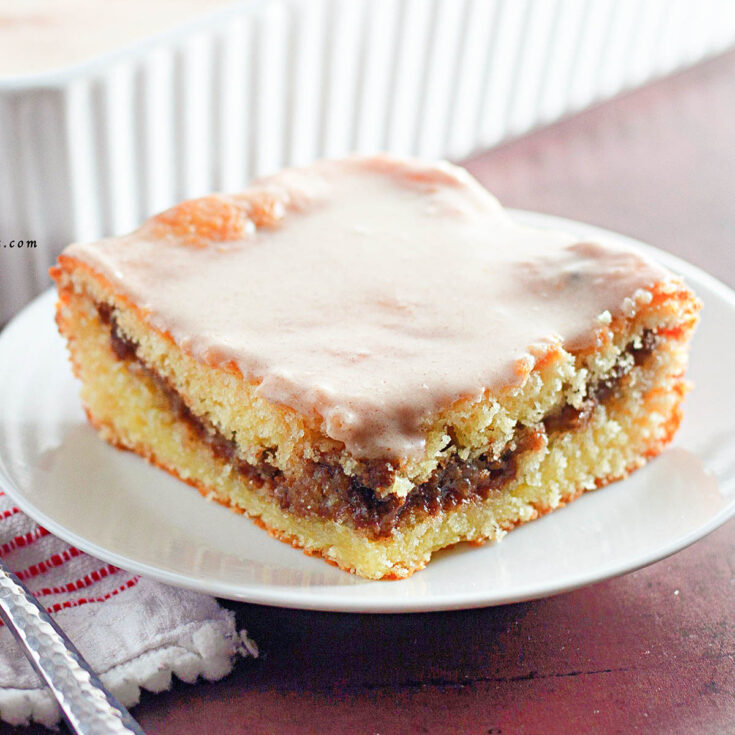 Image for Easy Honey Bun Cake Recipe (With a Cake Mix)