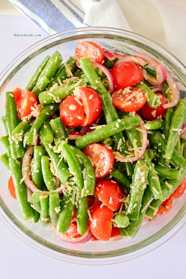 Italian Cold Green Bean Salad Adore Foods