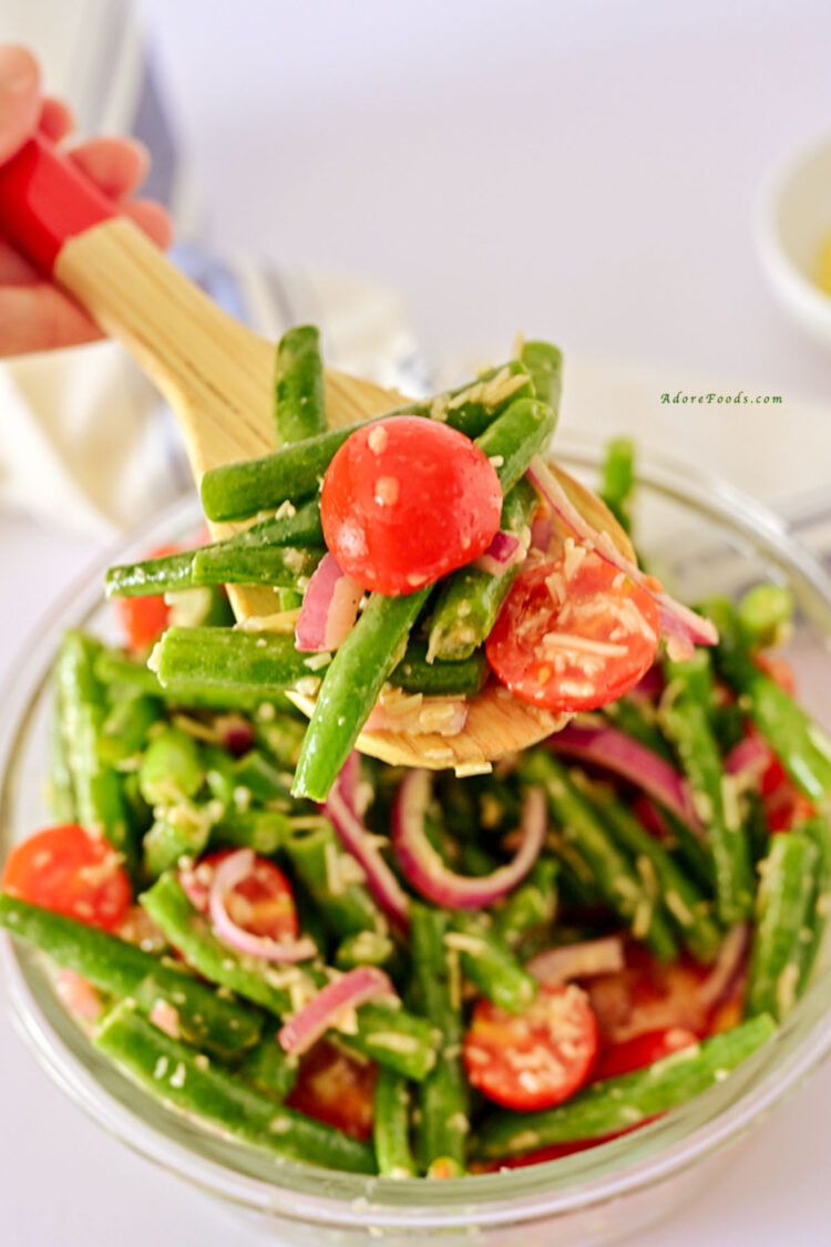 Italian Cold Green Bean Salad Adore Foods