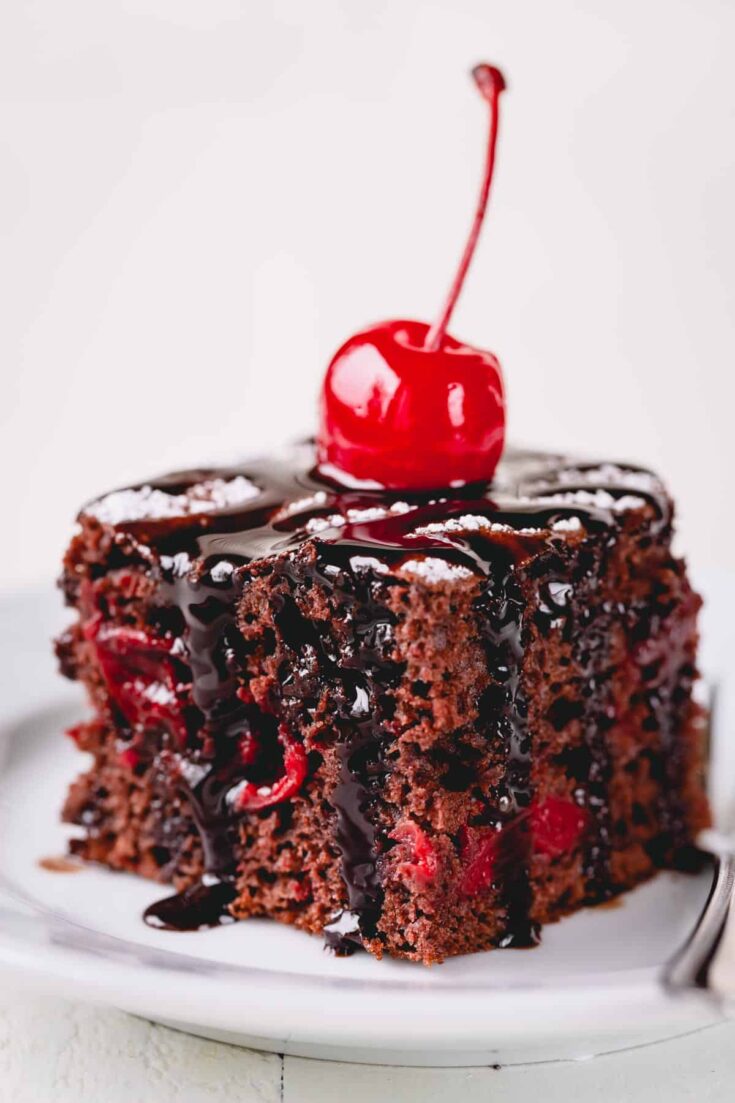 Image for 3-Ingredient Chocolate Cherry Cake ~Sweet & Savory