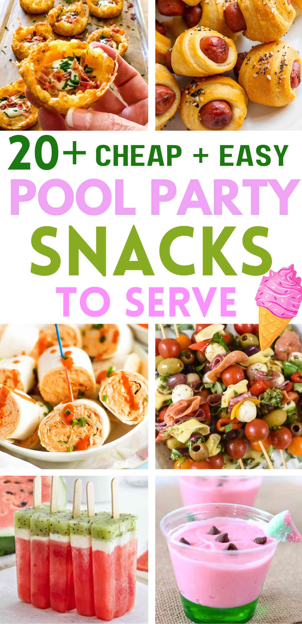 20 Cheap & Easy Pool Party Snacks &ndash; Summer Snacks for a Crowd