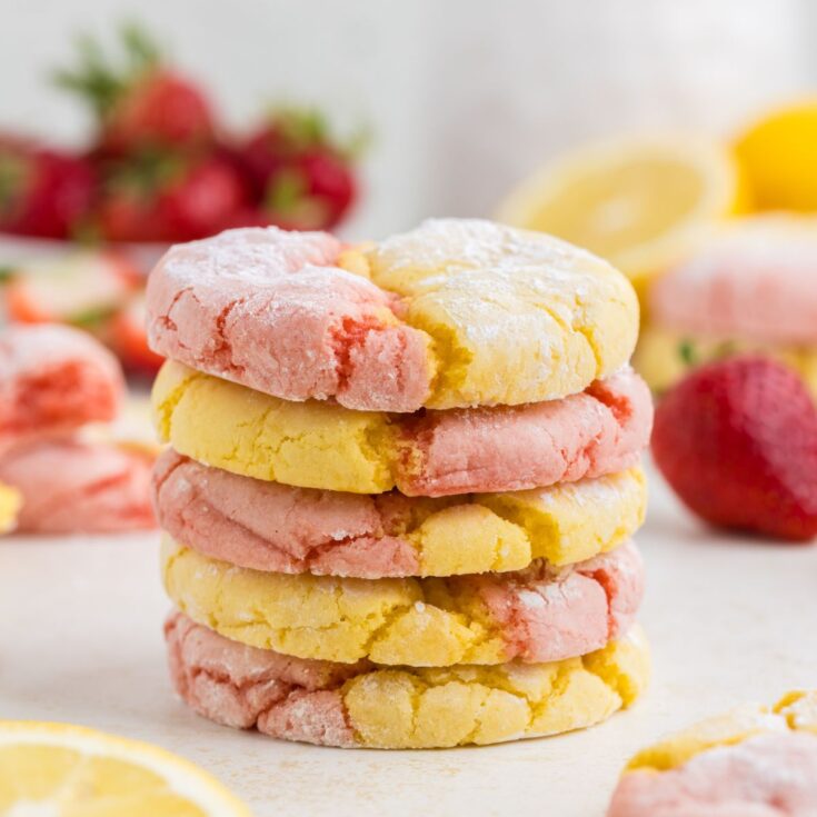 Image for Strawberry Lemon Cake Mix Cookies