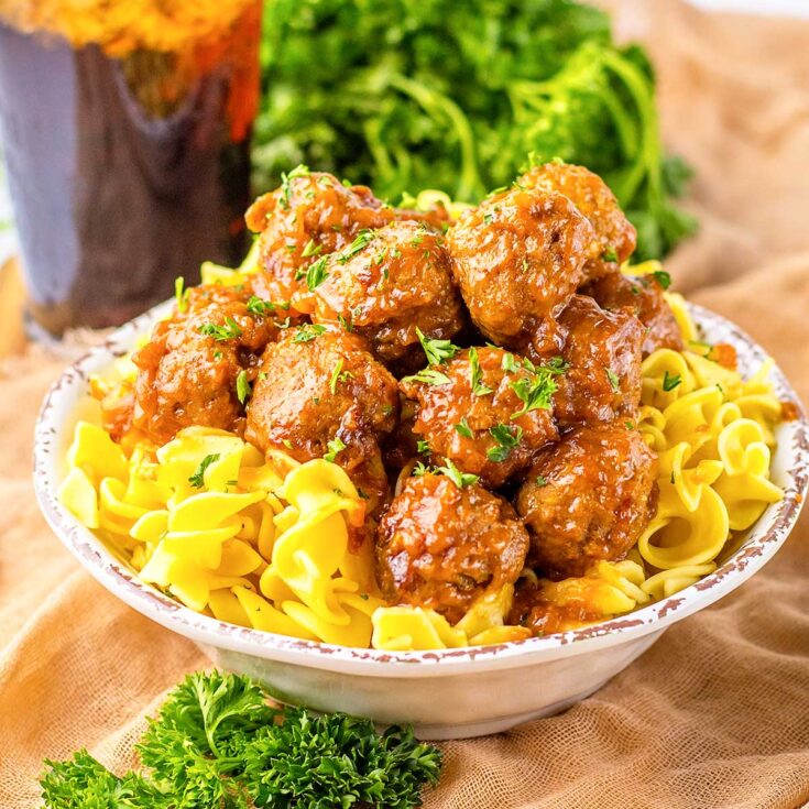 Image for Slow Cooker Salisbury Steak Meatballs