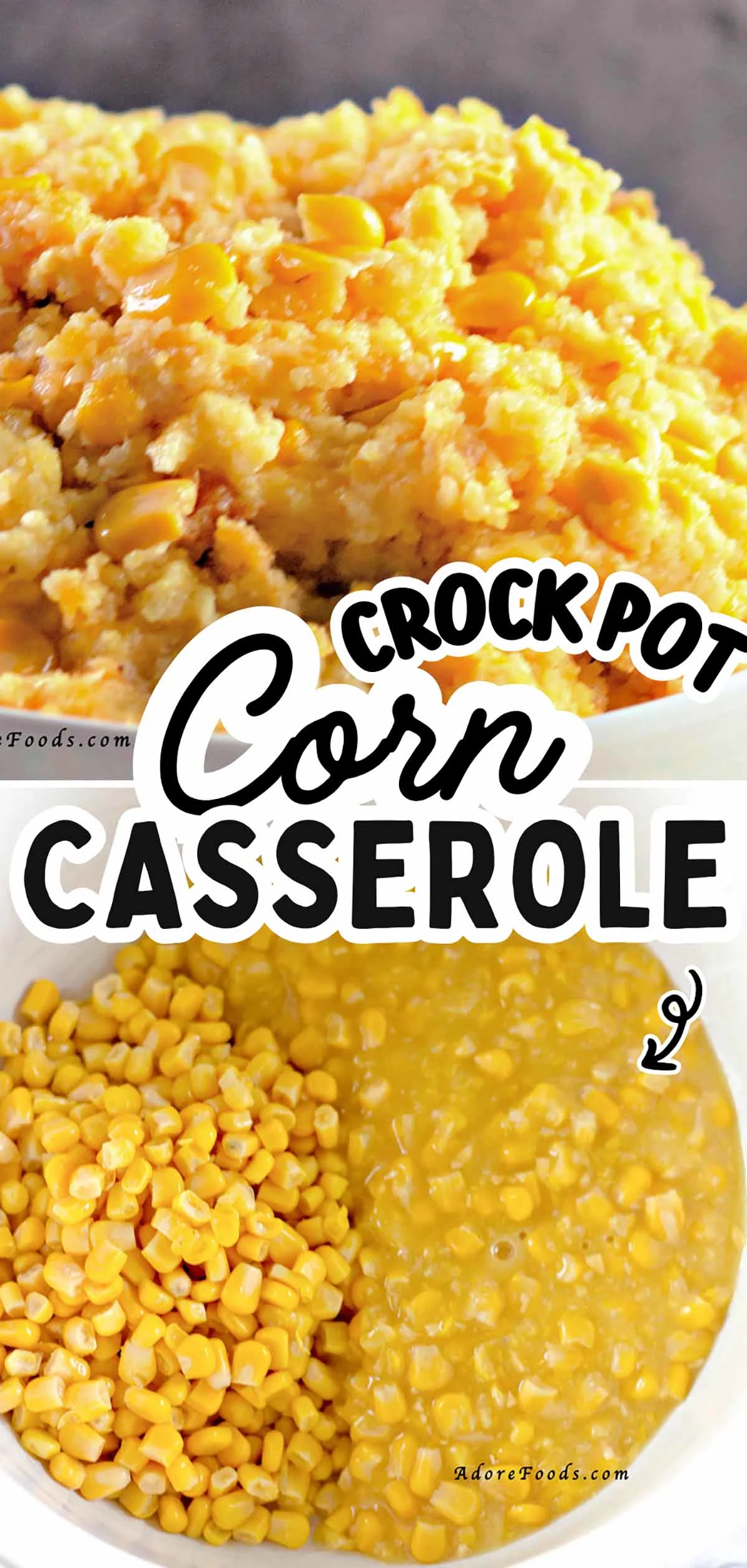 Crock Pot Corn Casserole – Easy Dump and Go Fall Dinner