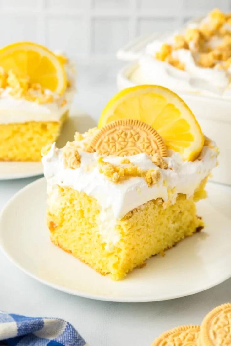 Image for Lemon Pudding Poke Cake