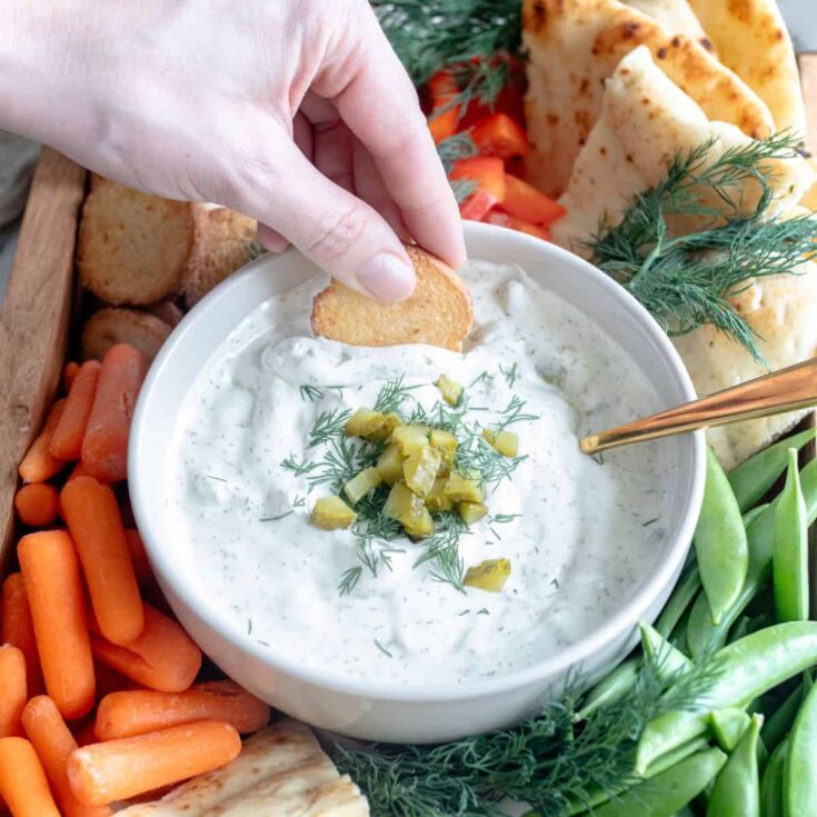 Image for Dill Pickle Cottage Cheese Dip
