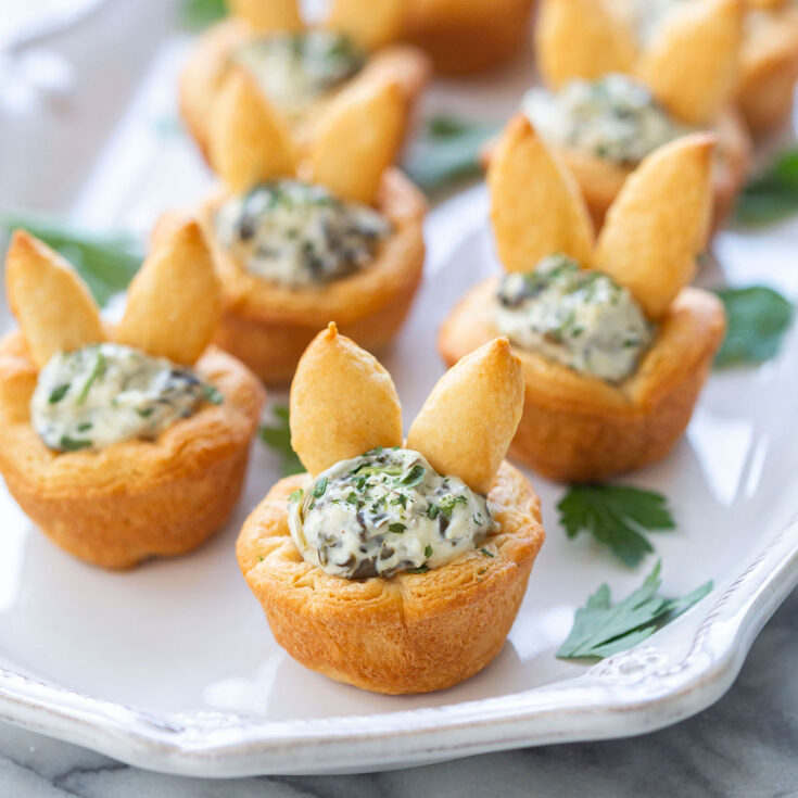 Image for Easter Bunny Crescent Bites Appetizer