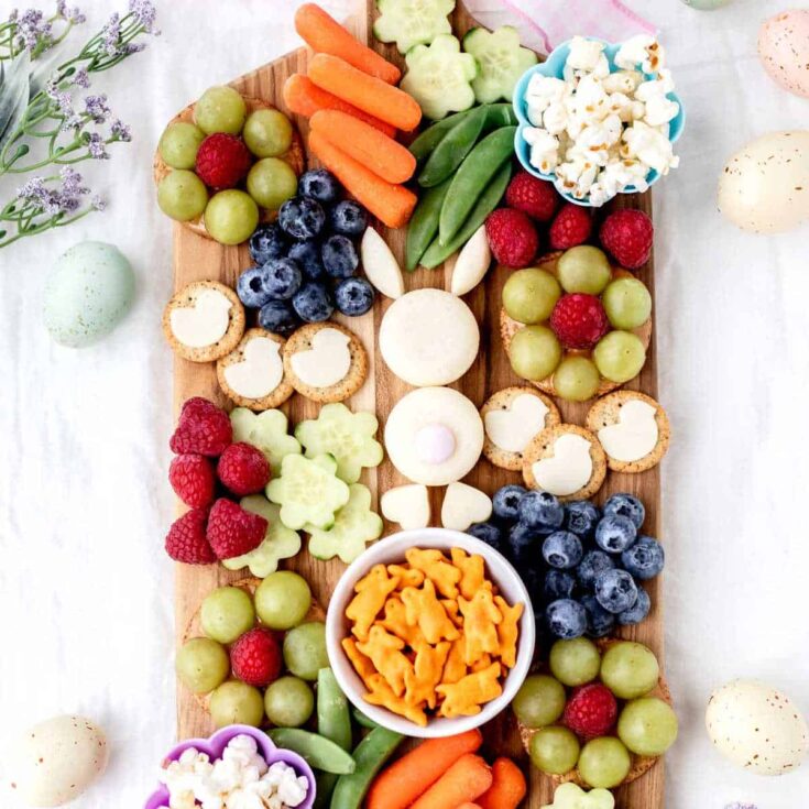 Image for Easter Bunny Snack Board - Healthy Kids Recipes
