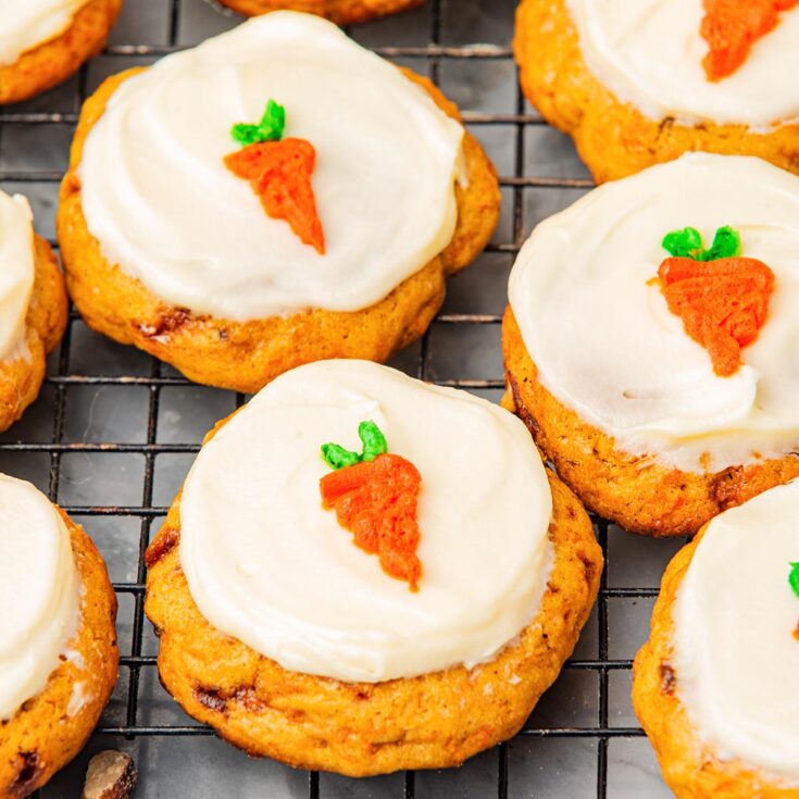Image for The Best Carrot Cake Cookies (Topped with Cream Cheese Frosting)