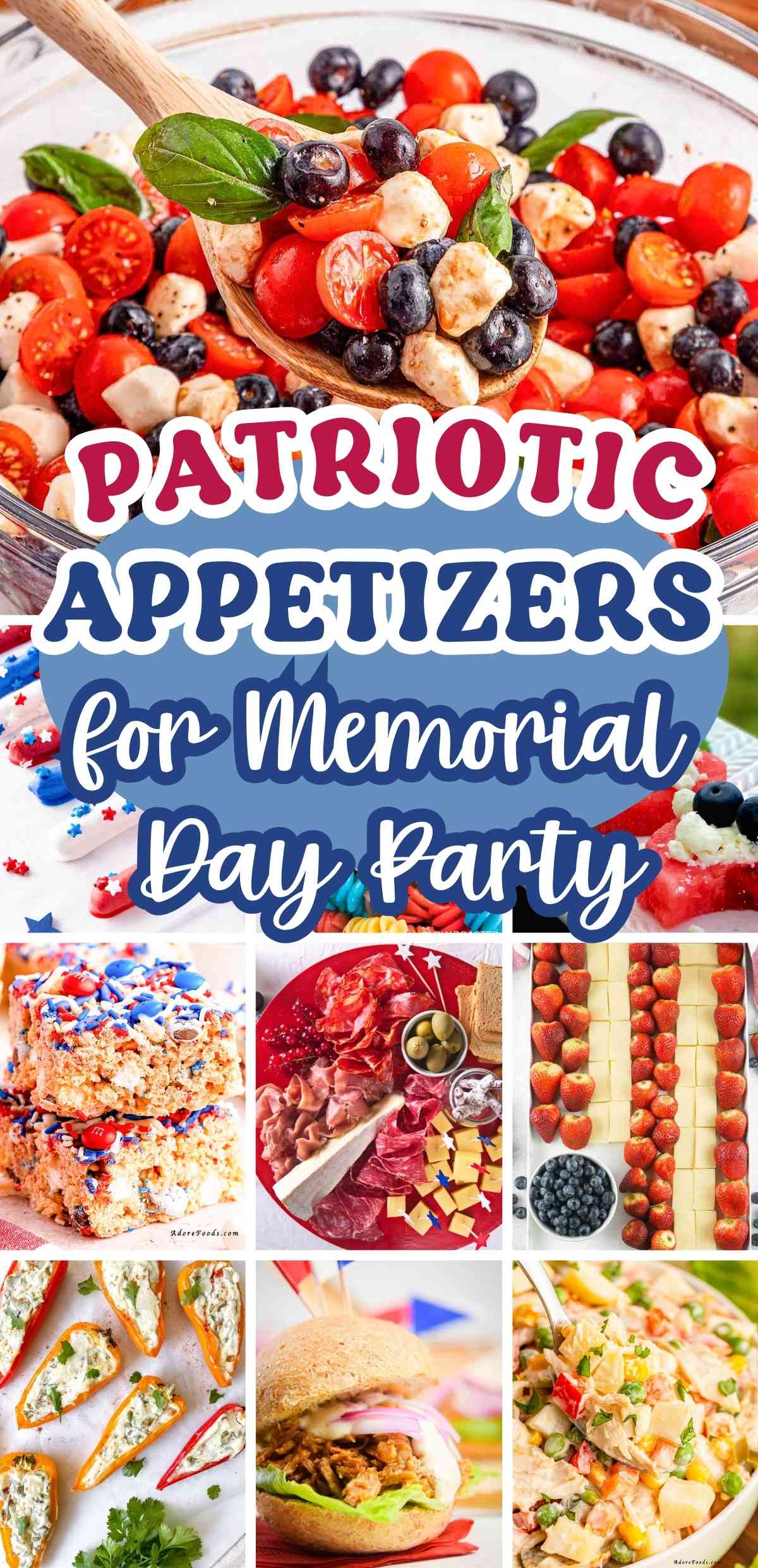 35 Patriotic Appetizers for Memorial Day Party