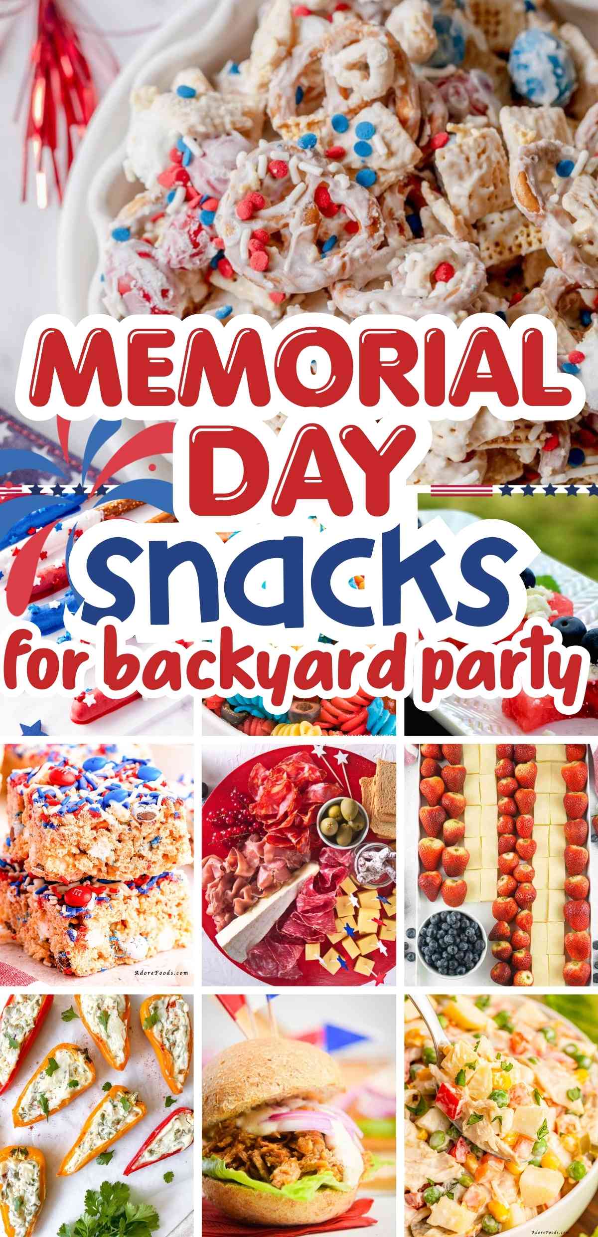 35 Memorial Day Snacks for Backyard Party &ndash; Easy Crowd-Pleasing BBQ Finger Foods
