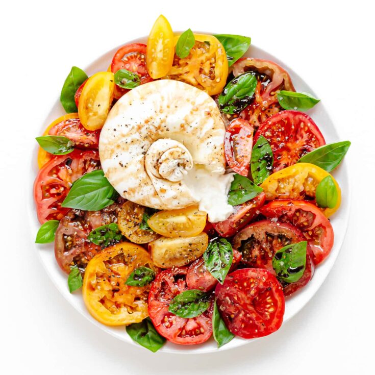 Image for Burrata Caprese (Burrata Tomato Salad)