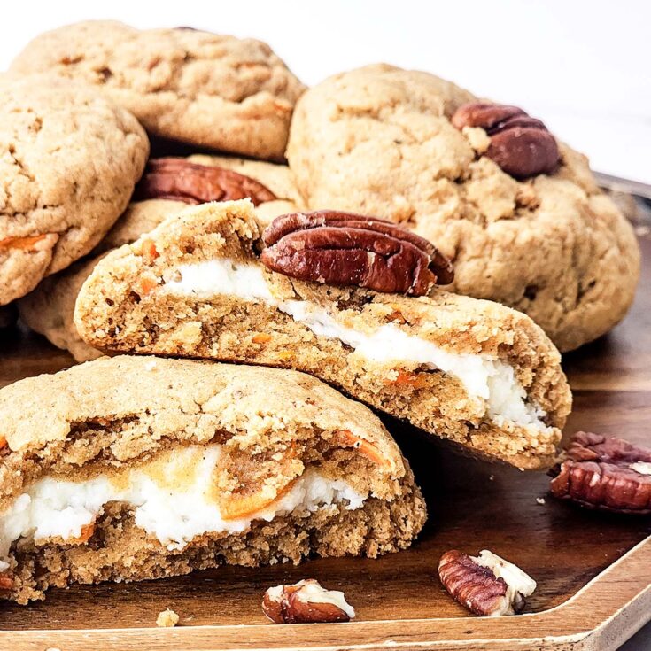 Image for Creme Cheese Stuffed Carrot Cake Cookies