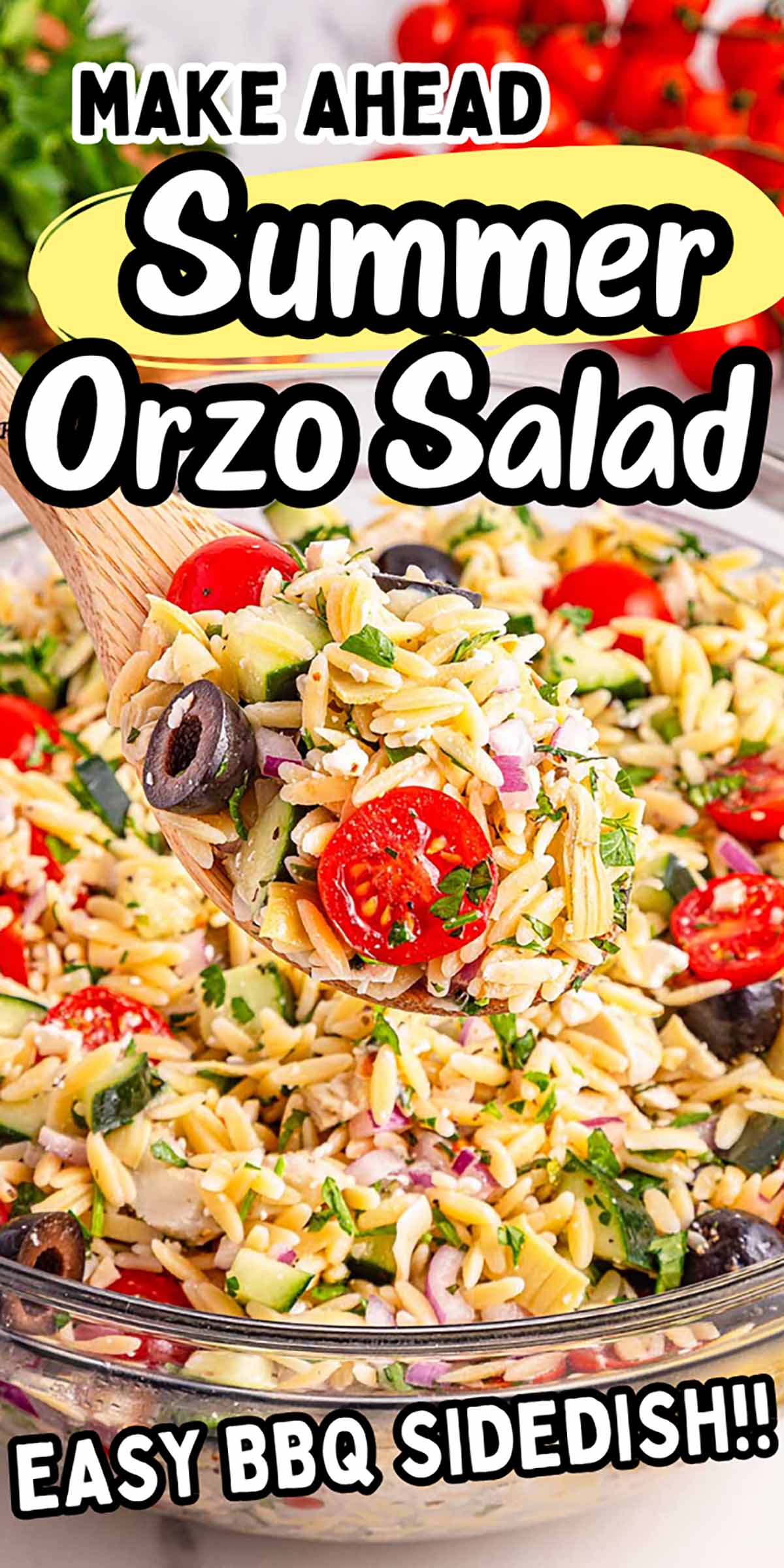 Quick & Easy Summer Orzo Salad for BBQs &ndash; Fresh Pasta Salad Side Dish