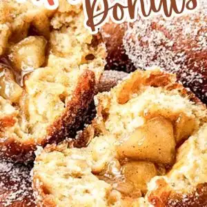Craving something sweet and cozy? These easy apple pie donuts are the answer! Great for fun baking recipes, sweet snacks, and anyone who loves easy baking recipes desserts! Easy apple pie recipe ideas, quick apple pie desserts, make ahead apple desserts, crowd-pleasing apple desserts, individual apple desserts, all apple desserts, Thanksgiving apple treats, holiday apple pie recipes, cozy fall dessert ideas, back to school dessert treats, fall potluck desserts