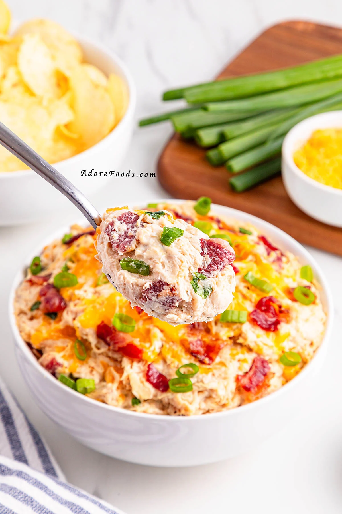 Creamy Crock Pot Crack Chicken made with shredded chicken, ranch seasoning, cream cheese, cheddar, and crispy bacon. Easy slow cooker chicken recipe perfect for family dinners, game day, or cheesy sandwich filling. Comfort food made simple in the Crock Pot.