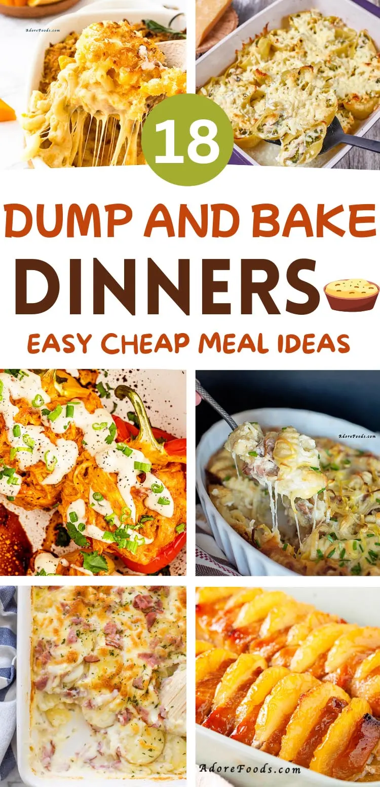 These dump-and-go dinners make weeknight cooking a breeze! Just toss the ingredients into a pan, bake, and enjoy a delicious, no-fuss meal your whole family will love