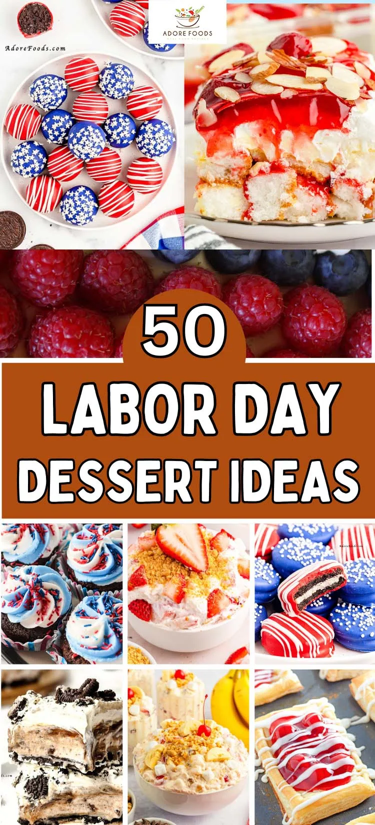 Celebrate Labor Day in the sweetest way with a whole collection of easy party desserts that are perfect for any summer bash! From finger desserts and no-bake treats to festive patriotic food, these recipes are made to impress at BBQs, picnics, birthday parties, and beyond. Whether you're craving fruity, chocolatey, or colorful red, white, and blue desserts, there's something for everyone. These Labor Day dessert recipes are simple to make, fun to serve, and guaranteed to be the star of your holiday spread!