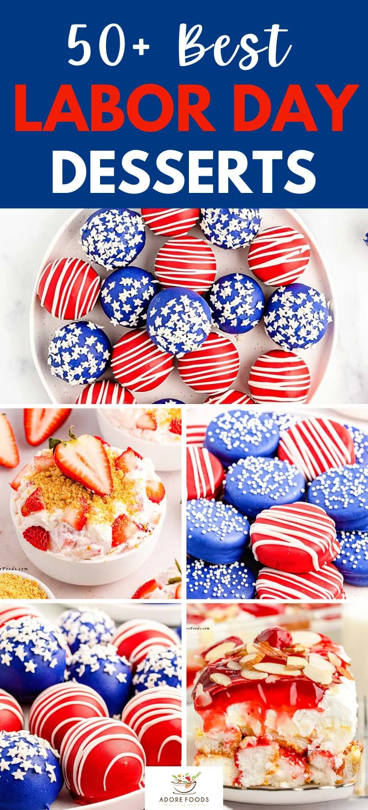 Celebrate Labor Day in the sweetest way with a whole collection of easy party desserts that are perfect for any summer bash! From finger desserts and no-bake treats to festive patriotic food, these recipes are made to impress at BBQs, picnics, birthday parties, and beyond. Whether you're craving fruity, chocolatey, or colorful red, white, and blue desserts, there's something for everyone. These Labor Day dessert recipes are simple to make, fun to serve, and guaranteed to be the star of your holiday spread!