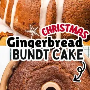 Spiced Gingerbread Bundt Cake &ndash; Easy Christmas Party Dessert
