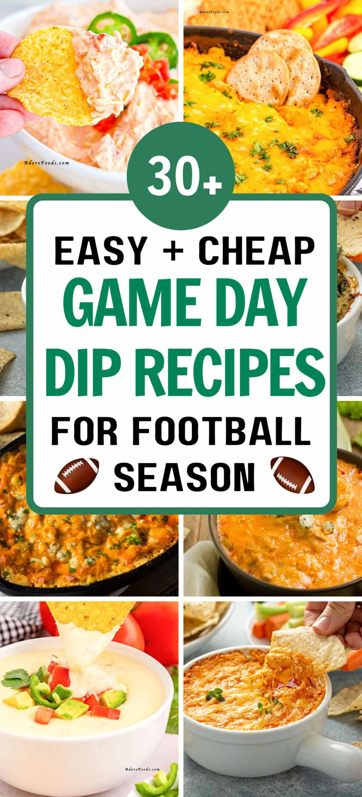 30 Best Football Game Day Dips and Snacks — Easy Tailgate Appetizers Everyone Loves
